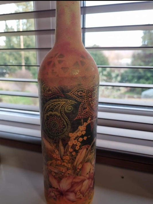 Decorated bottle